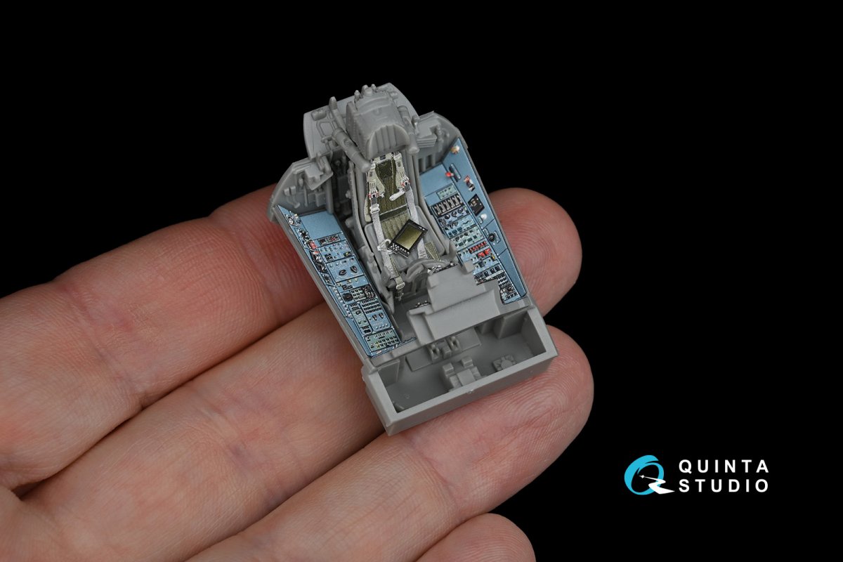 Quinta Studio QD48172 Su-33 3D-Printed &amp;amp; coloured Interior on decal paper (for Kinetic kit) 1/48 – zdjęcie 6