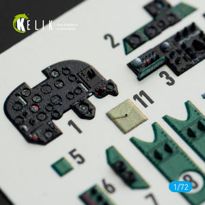 KELIK K72060 M6A1 SEIRAN INTERIOR 3D DECALS FOR TAMIYA KIT 1/72 – zdjęcie 5