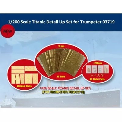 I Love Kit 66600 Titanic Detail Up Set Trumpeter 03719 1/200 – zdjęcie 2