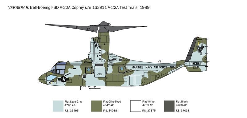 Italeri 1463 V-22A Osprey 1/72 – image 6