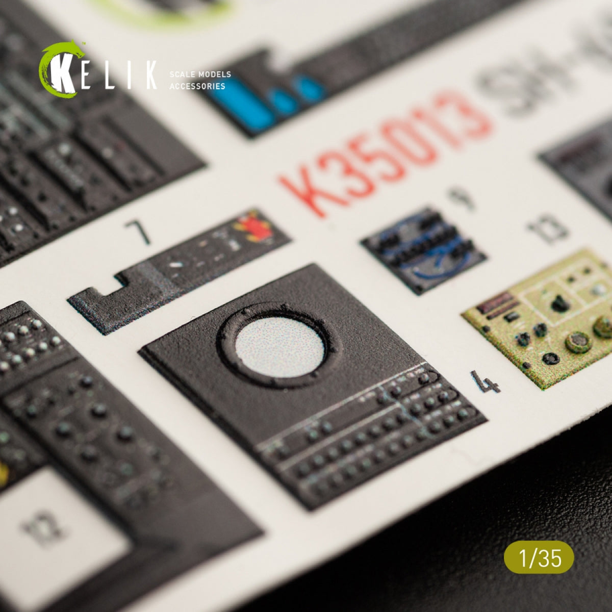 KELIK K35013 SH-60B INTERIOR 3D DECALS FOR KITTY HAWK KIT 1/35 – zdjęcie 6