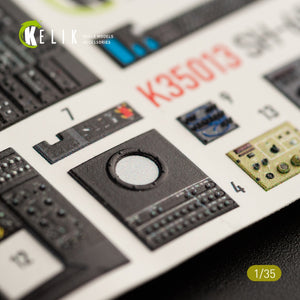 KELIK K35013 SH-60B INTERIOR 3D DECALS FOR KITTY HAWK KIT 1/35 – zdjęcie 6
