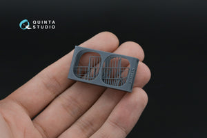 Quinta Studio QT35010 Dodge WC-54 front grille (Zvezda) 1/35 – zdjęcie 2