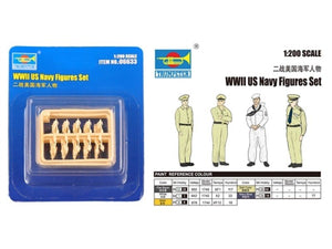 Trumpeter 06633 WWII U.S. Navy Figures 1/200