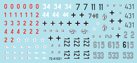 Star Decals 72-A1021 German tanks in Italy # 1. Sicilly 1943 1/72 – zdjęcie 3