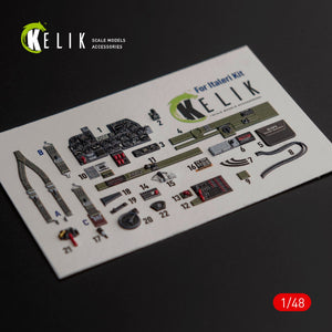 KELIK K48016 Р-47D &amp;quot;Thunderbolt&amp;quot; interior 3D decals for Italeri/Academy kit 1/48 – zdjęcie 2