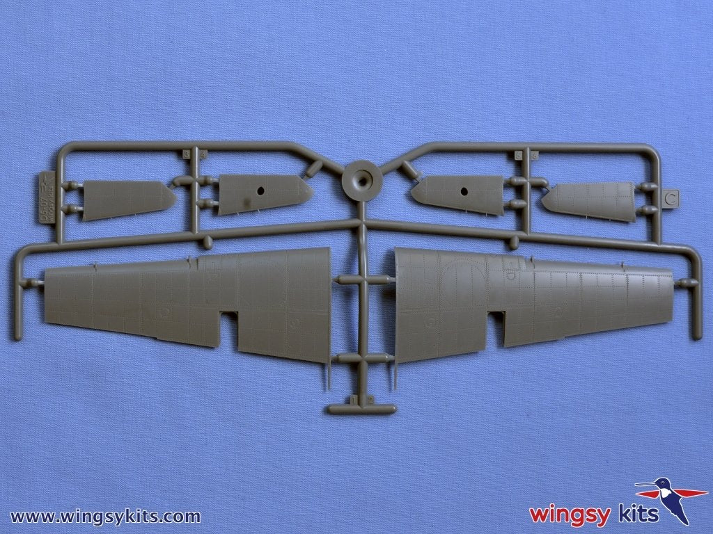 Wingsy Kits D5-07 German WWII Fighter MESSERSCHMITT Bf 109 E-1 1/48 – zdjęcie 5