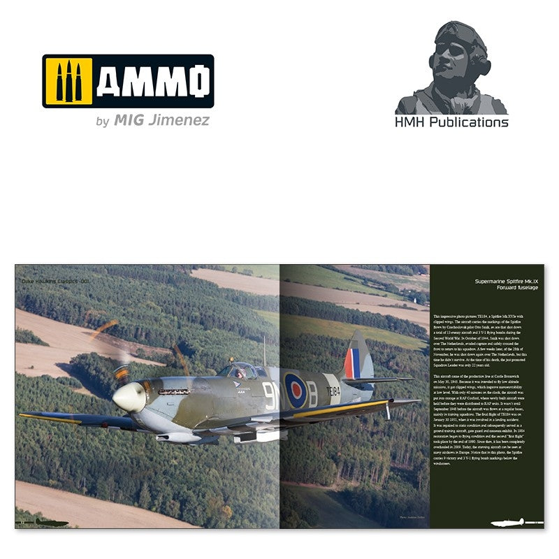 HMH Publications DH-C001 Supermarine Spitfire Mk.IX &amp;amp; Mk.XVI - Aircraft in Detail C001 (English Version) – zdjęcie 3
