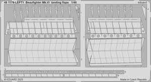 Eduard 481176 Beaufighter Mk.VI landing flaps for REVELL 1/48