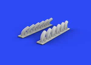 Eduard 632081 P-39Q/ N exhaust stacks KITTY HAWK 1/32 – zdjęcie 3