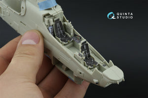 Quinta Studio QD+48535 AH-1Z Zulu Cobra/Viper 3D-Printed &amp;amp; coloured Interior on decal paper (KittyHawk) (with 3D-printed resin parts) 1/48 – zdjęcie 10