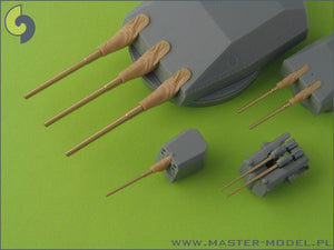 Master SM-350-058 Scharnhorst armament with blastbags - 28cm (9pcs), 15cm (12pcs), 10,5cm (14pcs) barrels – Bild 6