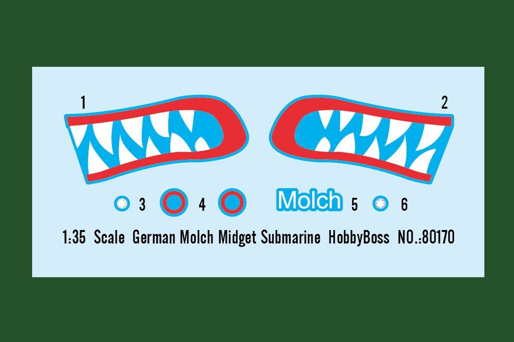Hobby Boss 80170 German Molch Midget Submarine 1/35 – zdjęcie 4
