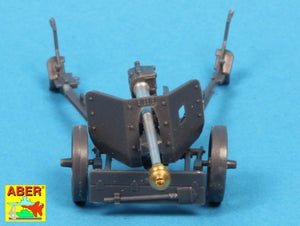 Aber 72L-56 German 75mm gun barrel for PaK40 with late muzzle brake 1/72 – image 5