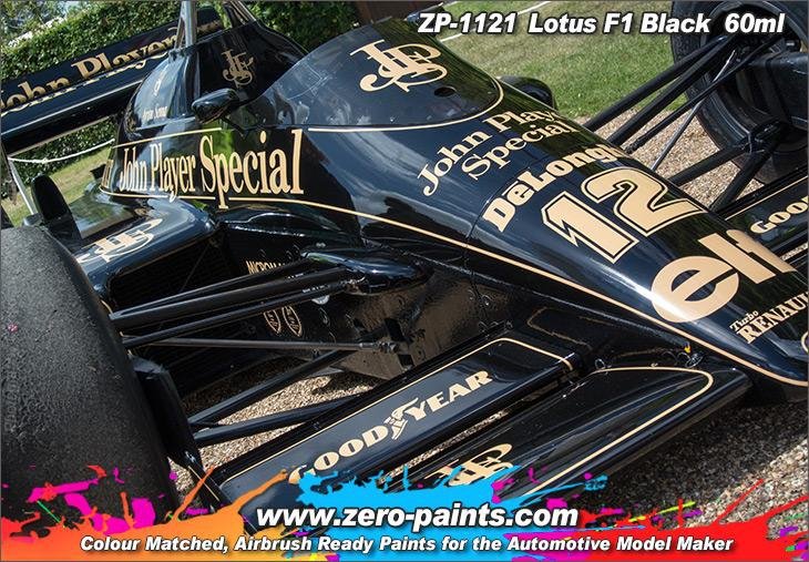 Zero Paints ZP-1121 Lotus F1 JPS Black 60ml – zdjęcie 2