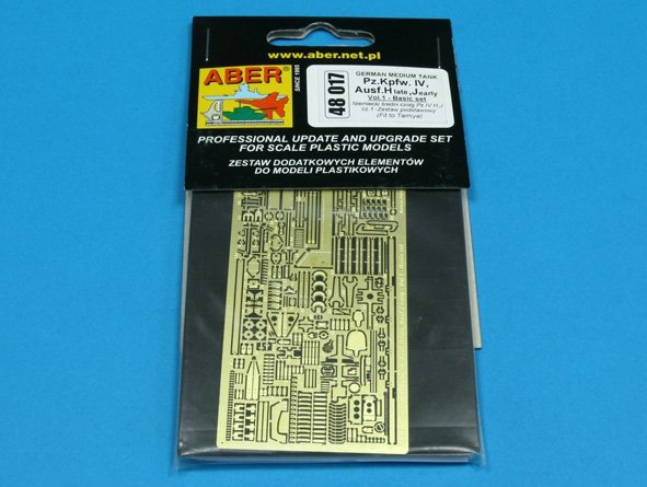 Aber 48017 German medium tank Pz.Kpfw. IV, Ausf.H, J early - vol. 1 - basic set 1/48 – image 3