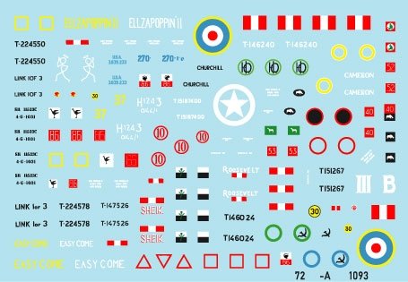 Star Decals 72-A1093 British Shermans in Italy. Sherman Mk IIA (76mm), Sherman Mk III, Sherman MK III DD. 1/72 – zdjęcie 2