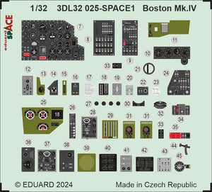 Eduard 3DL32025 Boston Mk. IV SPACE HONG KONG MODELS 1/32 – zdjęcie 3