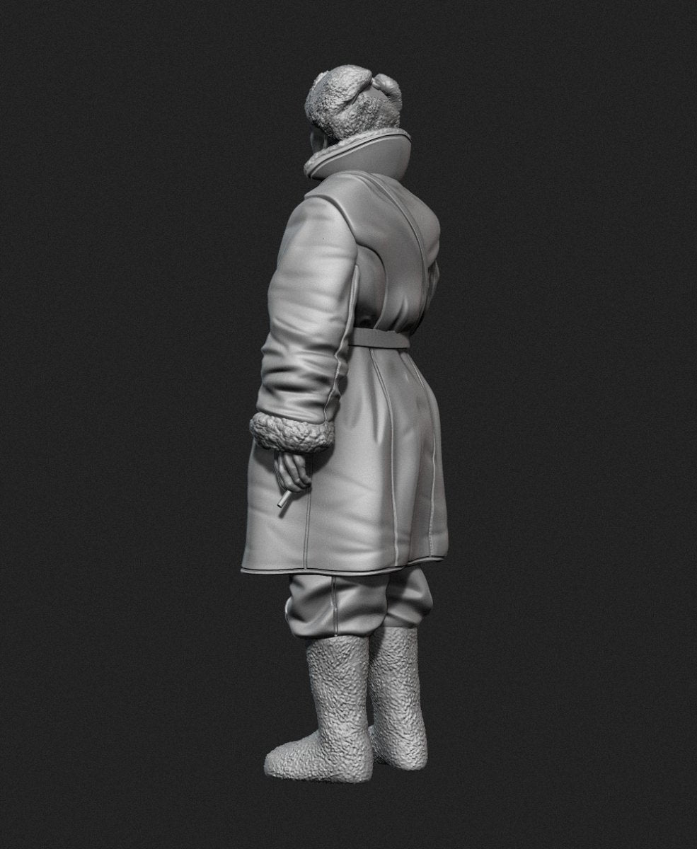 Panzer Art FI35-129 Soviet tank officer in sheepskin coat No.1 1/35 – zdjęcie 2