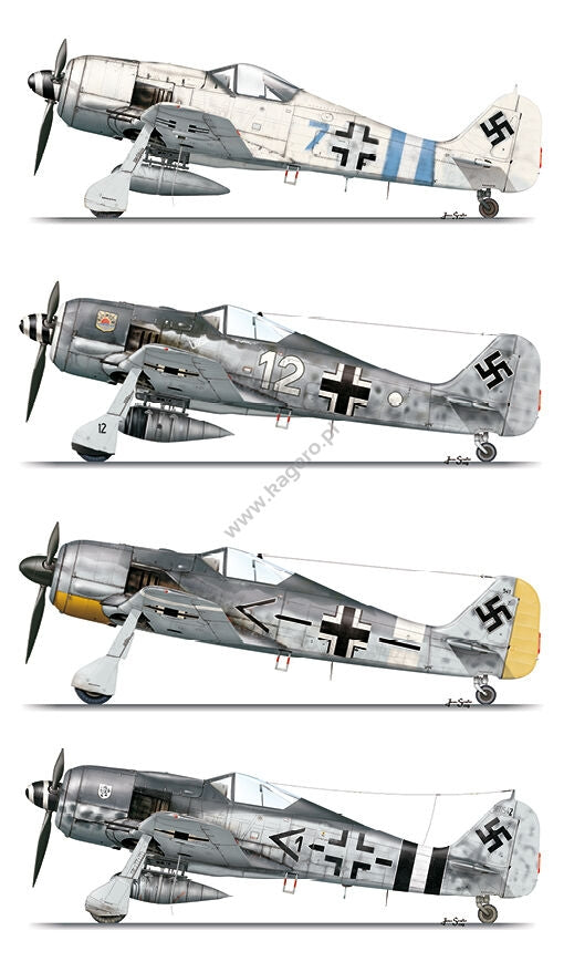 Kagero 15035 Fw 190s over Europe Part I (kalkomania/decals) EN/PL – zdjęcie 8