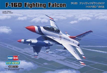 Hobby Boss 80275 F-16D Fighting Falcon 1/72