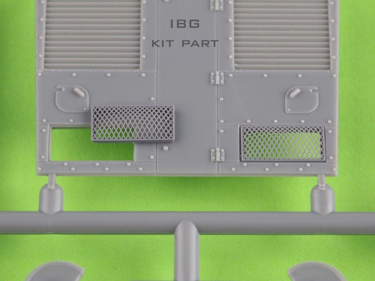 Master GM-35-037 Polski czołg lekki 7TP - koła napędowe i siatki osłony silnika (do zestawu IBG) 1/35 – zdjęcie 5