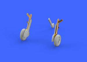 Eduard 672138 Spitfire Mk. IX legs BRONZE w/ 4 spoke wheels, pattern EDUARD 1/72 – zdjęcie 2