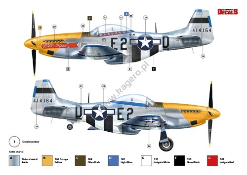 Kagero KD48004 P-51 D/K Mustang part 1 1/48 – zdjęcie 2