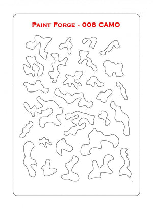 Paint Forge PFST008M STENCIL - CAMO – immagine 2