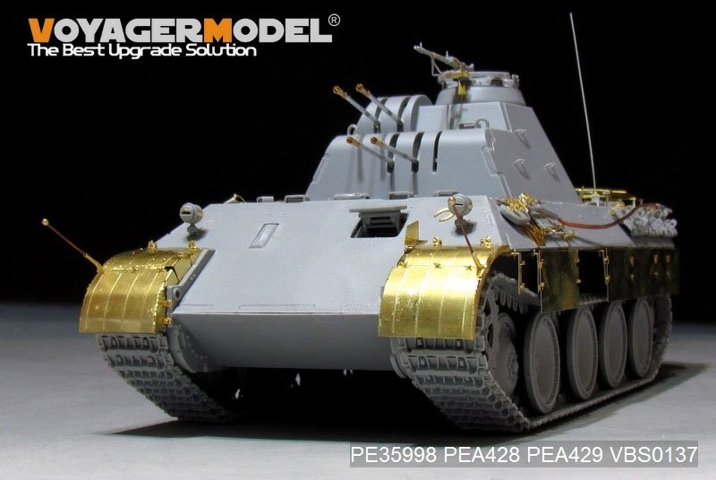 Voyager Model PE35998 WWII German FlaKPanzer V FlaKvierling 20mm MG 151/20 Basic For TAKOM 2105 1/35 – zdjęcie 2