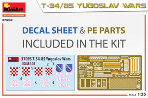 MiniArt 37093 T-34/85 YUGOSLAV WARS 1/35 – image 2