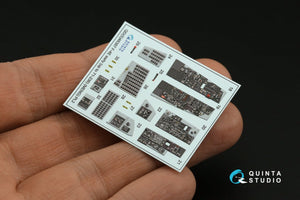 Quinta Studio QDS-48387 F-4E early with slatted wing 3D-Printed &amp;amp; coloured Interior on decal paper (Meng) (Small version) 1/48 – zdjęcie 9