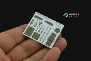 Quinta Studio QD48505 MiG-31BM 3D-Printed &amp;amp; colored Interior on decal paper (Hobby Boss) 1/48 – image 6