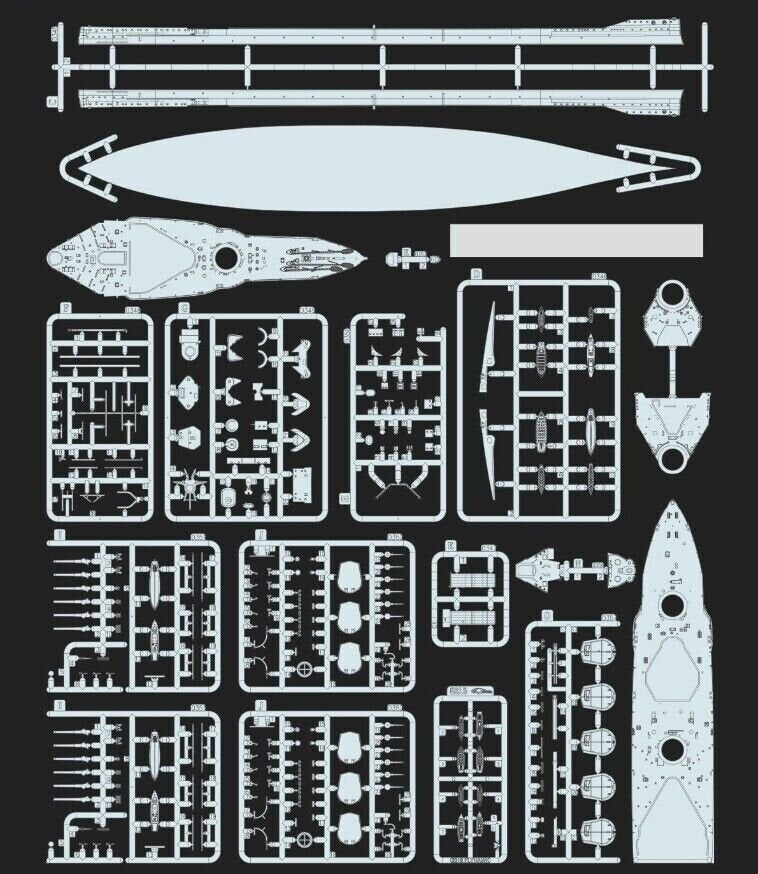 Flyhawk FH1312S HMS Iron Duke 1914 Deluxe Edition 1/700 – zdjęcie 3