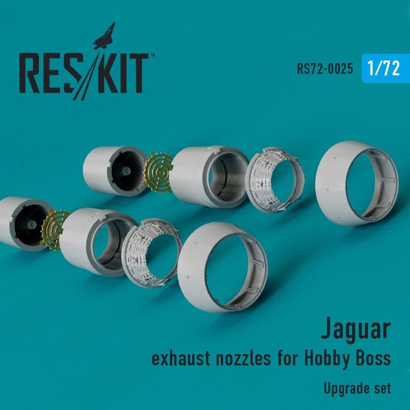 Buses d'échappement RESKIT RSU72-0025 Jaguar pour Hobby Boss 1/72