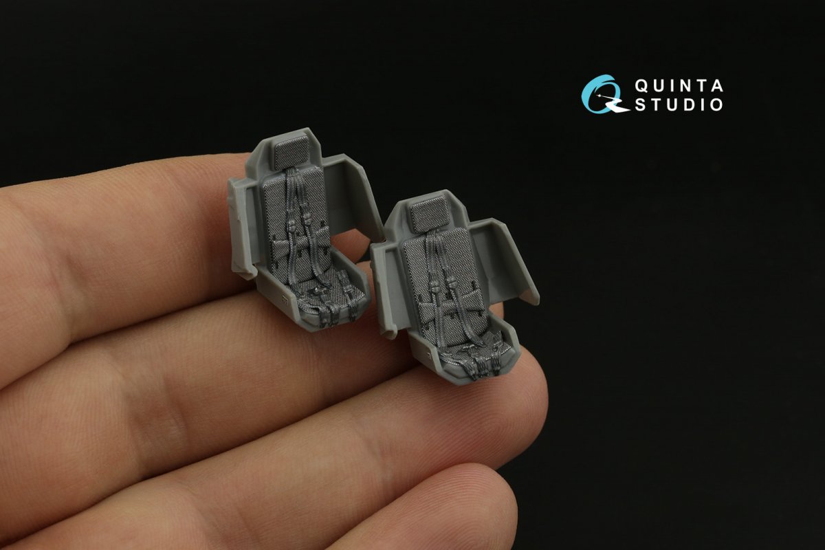 Quinta Studio QD48362 AH-64D 3D-Printed &amp;amp; coloured Interior on decal paper (Hasegawa) 1/48 – zdjęcie 11
