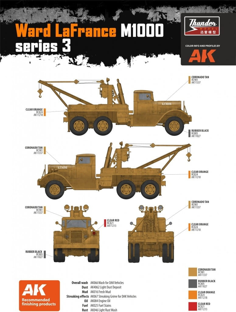 Thunder Model 35011 Heavy Wrecker Ward Lafrance Model 1000 Series 3 1/35 – zdjęcie 9