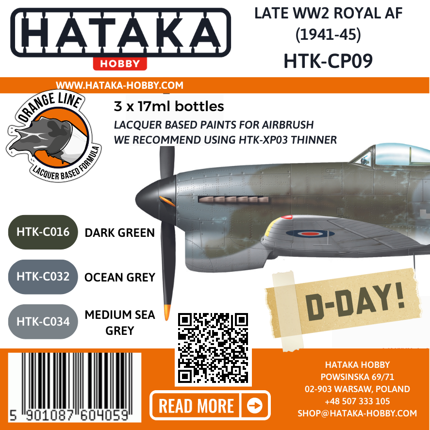Hataka Hobby HTK-CP09 Late WW2 Royal AF (1941-45) – zdjęcie 2