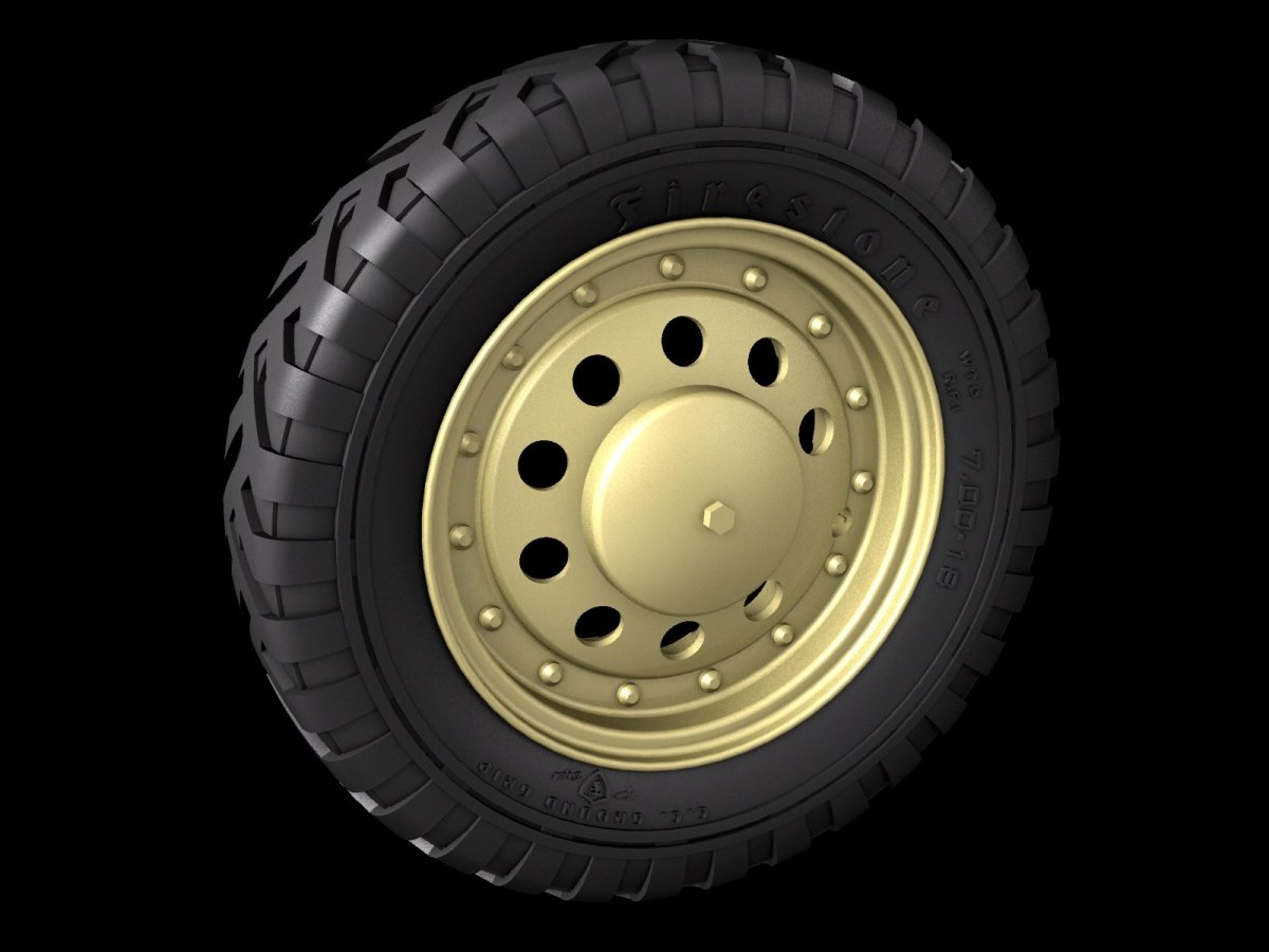 Panzer Art RE35-603 Scout car “Dingo” road wheels (Firestone) 1/35 – zdjęcie 3