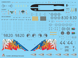 Italeri 2664 JAS-39D GRIPEN TWIN SEATER 1/48 – zdjęcie 3