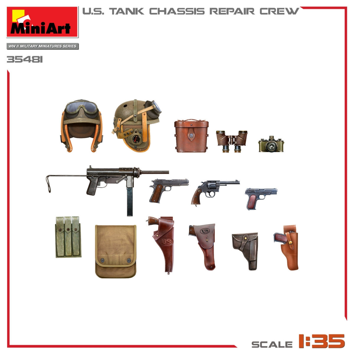 MiniArt 35481 U.S. TANK CHASSIS REPAIR CREW 1/35 – zdjęcie 2
