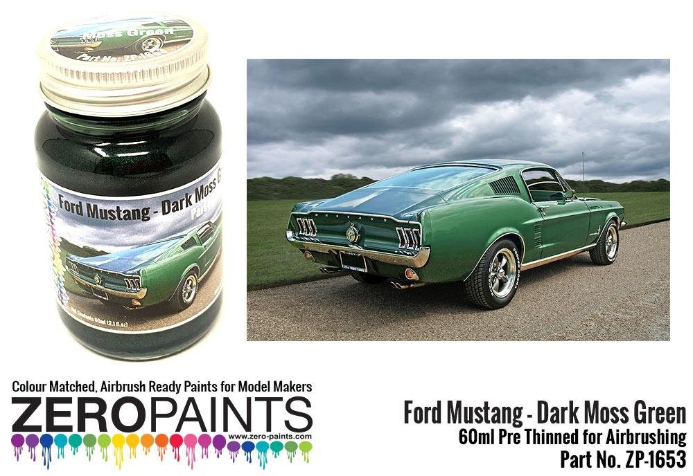 Zero Paints 1653 Ford Mustang 1960&amp;#39;s - Dark Moss Green 60ML