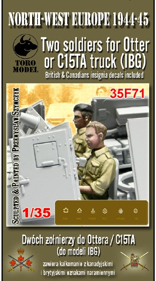 Toro 35F71 NWE 1944-45 - Dwóch żołnierzy do Ottera/C15TA Do modeli firmy IBG 1/35