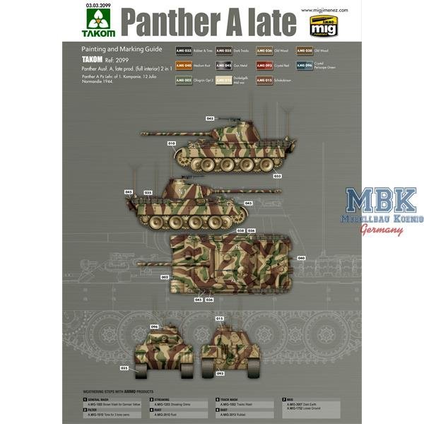Das Werk DW35011 Panther Ausf.A Early / Mid 1/35 – immagine 4