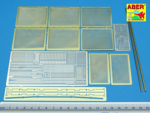Aber 35135 Siatkowe oslony typu Thoma do czolgu T-34/85 1/35 – immagine 2