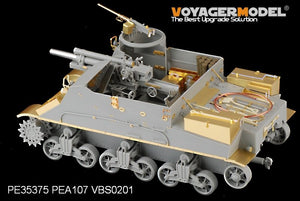 Maquette Voyager PE35375 Fusil américain M7 Priest de la Seconde Guerre mondiale (production intermédiaire) avec étui à munitions et ensemble téléphonique pour DRAGON 6637 au 1/35 – image 7