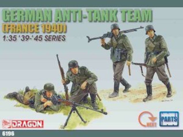 Dragon 6196 German Anti Tank Team France43 1/35