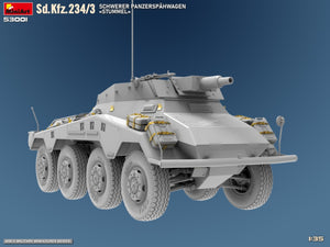 MiniArt 53001 Sd.Kfz.234/3 SCHWERER PANZERSPAHWAGEN STUMMEL 1/35 – zdjęcie 6