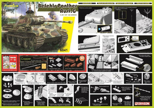 Dragon 6841 Befehls Panther Ausf.G (Premium Edition) 1/35 – zdjęcie 2