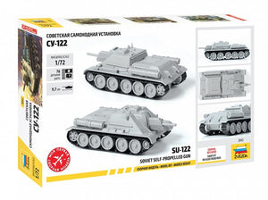 Zvezda 5043 SU-122 SOVIET TANK DESTROYER 1/72 – zdjęcie 2